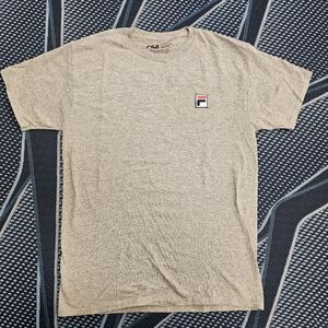 Fila Men's Basic Minimal Logo Tee w Embroidered F-patch logo in the front Medium